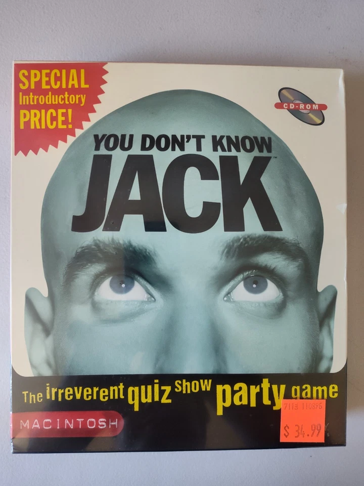 You Don't Know Jack The Irreverent Quiz Show Party Game Mac Big Box Sealed 1995 - Image 2 of 4