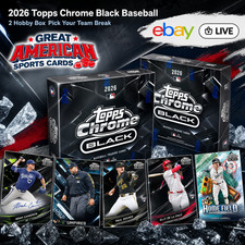 2026 Topps Chrome Black Baseball Hobby Box