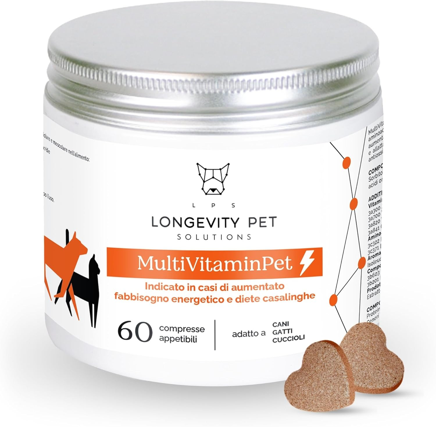 Multivitaminpet: Vitamine per Cani e Gatti | Energia e Pelo Lucido