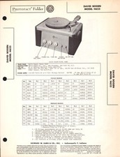 Sams Photofact David Bogen H623 Tube Amp Service Manual w/ Schematics original 