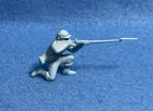 Marx vintage Custer's Last Stand playset kneeling firing light blue Reb lot#11