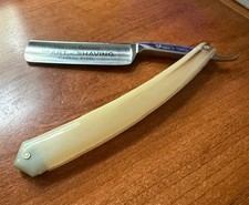 Thiers-Issard Taos Straight Razor 5/8 Carbon Blond Horn Hollow Ground~*READ*