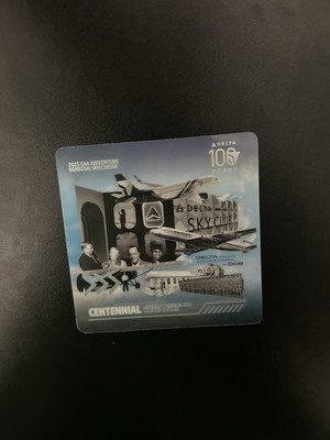 Delta Air Lines 100 Years Centennial Trading Card - 2025 EAA Oshkosh Edition