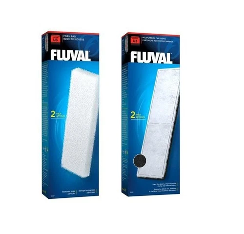 FLUVAL U3 INTERNAL FILTER MEDIA REPLACEMENT FOAM PAD POLY CARBON FISH TANK
