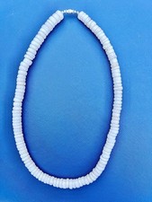 22 Inch Large Puka shell Necklace.