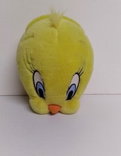 Tweety Bird Plush CD DVD Case Holder Looney Tunes Warner Bros Holds 24 2000's