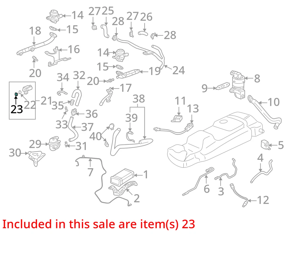 Chevrolet Buick Venture Rendezvous 2000-2002 5pk abrazadera EGR ELEK ASPIC REG 1985088 Foto 2 de 3