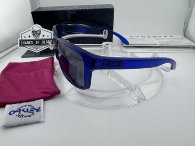 OAKLEY HOLBROOK CRYSTAL BLUE W/ GREY SUNGLASSES 2014 RELEASE