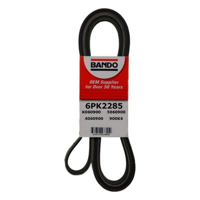 Bando USA 6PK2285 OEM Quality Serpentine Belt Black 