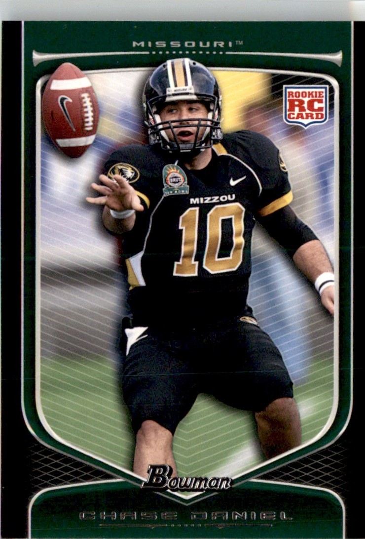 2009 Bowman Draft Picks Chase Daniel RC Missouri Tigers #168