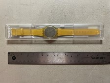 VTG NOS Swatch Daiquiri GK144 1992 Gent Leather Band NonProfit EDU ORG