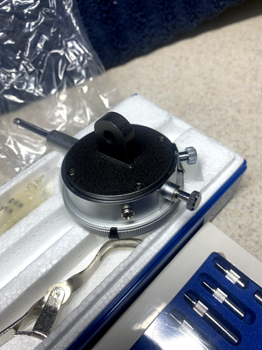 Maschinist Werkzeuge: Yuasa 1" Messuhr 300-005 mit Anzeigepunkt Set (NOS) - Bild 3 von 6