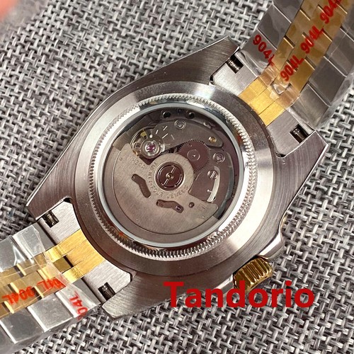 40mm Two Tone Sapphire Glass Japan NH34A GMT Function Automatic Gold Men Watch - Picture 13 of 22