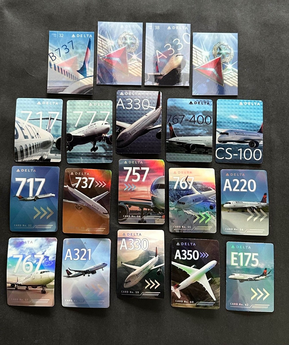 ☆ デルタ航空 飛行機カード 全シリーズ☆全９枚 ☆ デルタ航空 飛行機カード 全シリーズ☆全9枚 ☆ デルタ航空