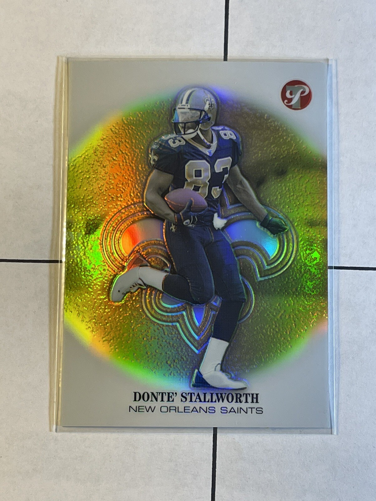 Donte Stallworth 2002 Topps Pristine Rookie RC Gold Refractor #ed /999 #96