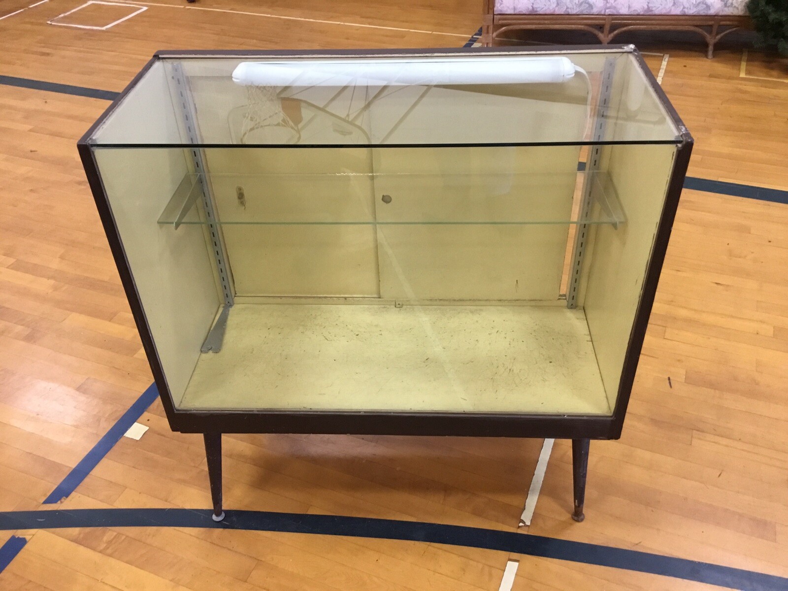 mid century modern aquarium stand