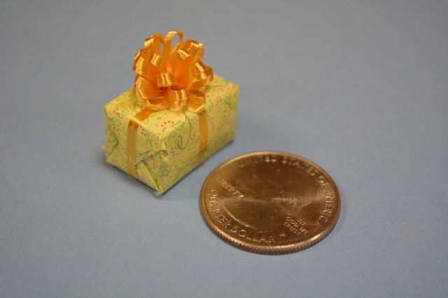 Miniature Christmas Present/Gift. Dollhouse size