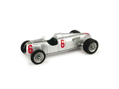Competizione Car Model 1:43 Scale Brumm Diecast AUTO UNION TYPE C No.6 RU...