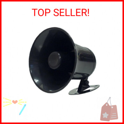 Pyramid Outdoor Trumpet Car Horn Speaker - 5  Pa Horn Speaker w/ 8 Ohms Impedanc