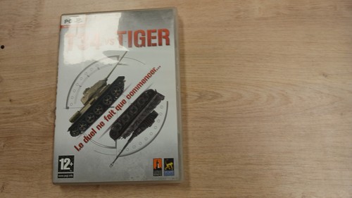 WW2 Battle Tanks - Jeu PC T-34 Vs. Tiger - PAL - Avec Manuel - Bon état