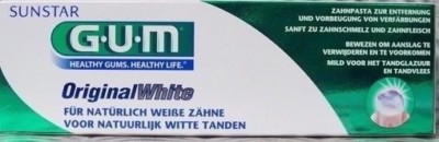 2 *  Gum OriginalWhite Zahnpasta 75ml Zahncreme Sunstar original white apf