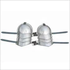 Medieval Gothic 18 Gauge Steel Shoulder Armor Pauldron Set
