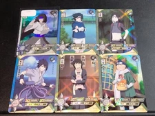 Neji Hyuga 6 Card Naruto Shippuden Trading Card Anime CCG