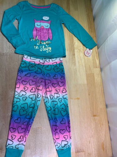 New Girl's SO Winter Owl & Hearts Theme 3 Piece Robe & PJ Set Sz4–Great Colors!* - Picture 2 of 6