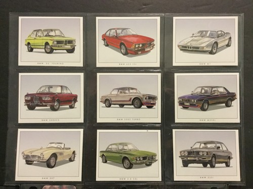 1999 Golden Era BMW Set of 9 Cards Sku904N - Picture 1 of 2