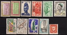 Cameroun - Colonie française et république - Collection depuis 1925 - 11 timbres