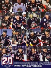 2020-2021 COLUMBUS BLUE JACKETS YEARBOOK 20TH ANNIVERSARY EDITION NHL HOCKEY 