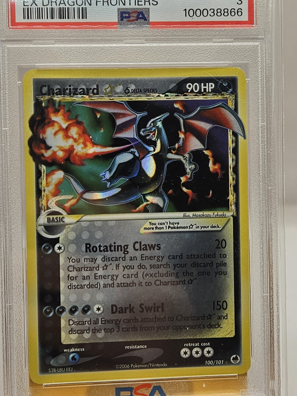 美品ポケモンカード 旧裏悪いリザードン 英語Dark Charizard