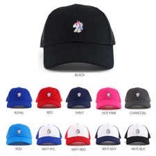 Unicorn Patch Youth Size Cotton Trucker Mesh Baseball Cap- FREE SHIPPING
