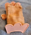 Vtg 1950/60s BABY IN BED Potty Time Toy Plastic Made in Italy Pink. Works — photo 6