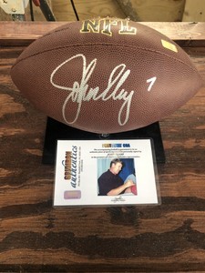 john elway autographed football