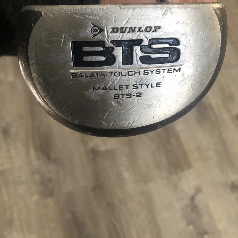 Dunlop BTS Balata Touch System Mallet Style BTS 2 Putter Golf Club Step Shaft RH - Image 2 of 4