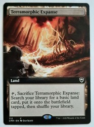 Terramorphic Expanse (Extended Art) #712 Commander Legends