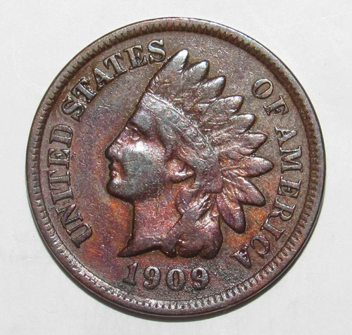 1909 Indian Head Cent VF (U36)