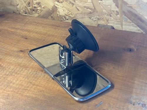 CAR MAKE CORN'S Classic Rear View Mirror Suction-type Universal Fitment NEW - Picture 2 of 11