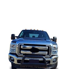 Black Horse Bull Bar Skid Plate Black Fit 2011-2016 Ford F-250 Super Duty