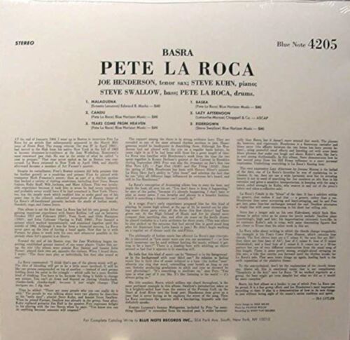 PETE LA ROCA Basra BLUE NOTE RECORDS Sealed Vinyl Record LP - Picture 2 of 2