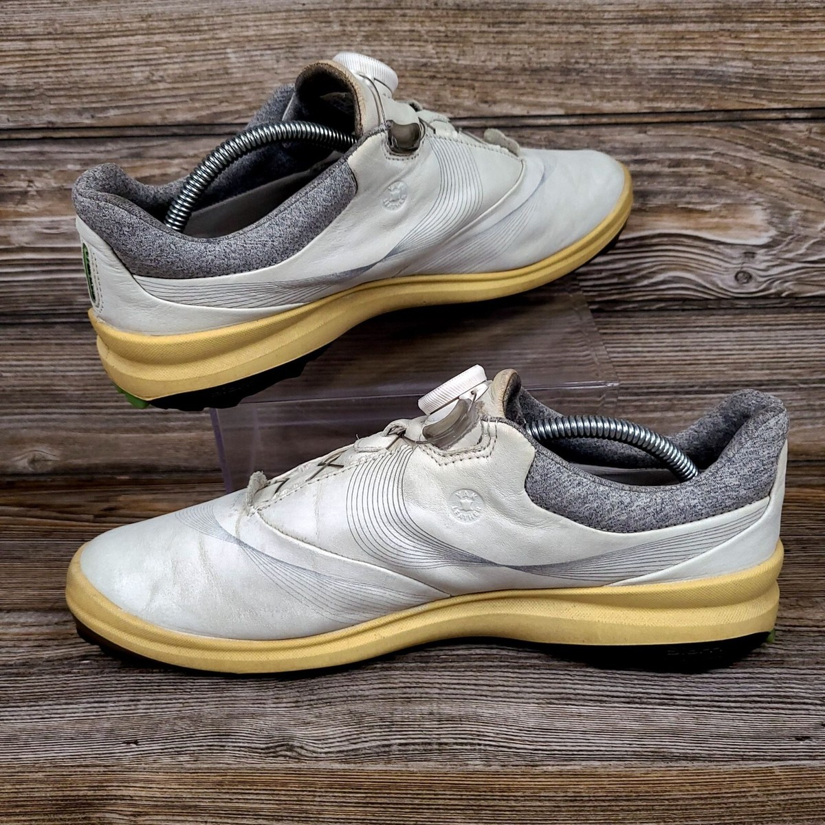 Ecco Boa Biom Hybrid 3 White Golf Shoes Men