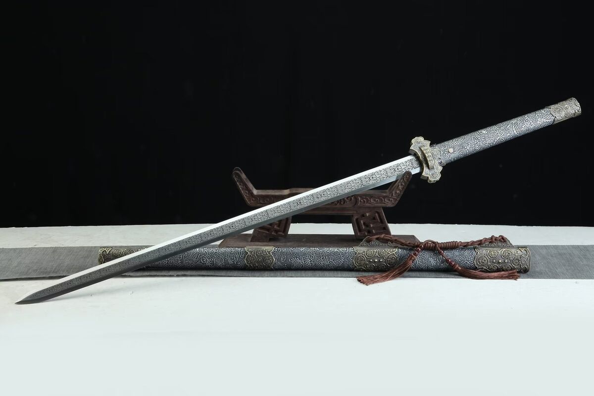44''Tang Dynasty Chinese Jian 1095 Carbon Steel Staight 44''Tang Dynasty Chinese Jian 1095 Carbon Steel Staight