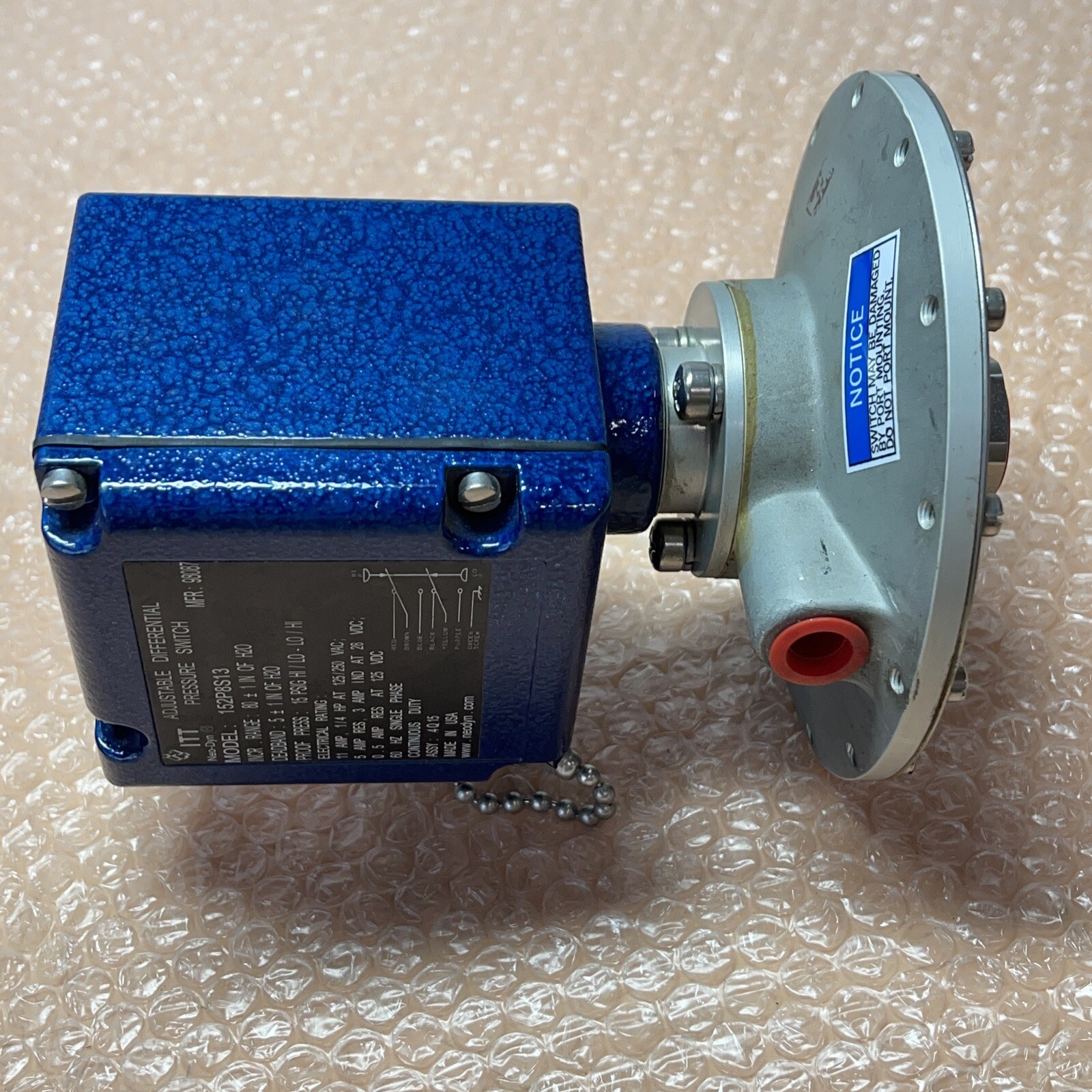 BRAND NEW ITT NeoDyn Adjustable Differential Pressure Switch 152P8S13 🇺🇸 eBay