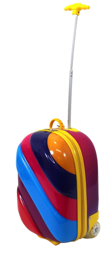 Children EasyJet 45x30x20 Under Seat Carry Cabin Hand Luggage Trolley Bag Case - Picture 3 of 25