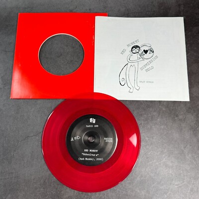 Red Monkey / Submission Hold   Split Single - Vinyl, 7'', 45 RPM, Red Translucent