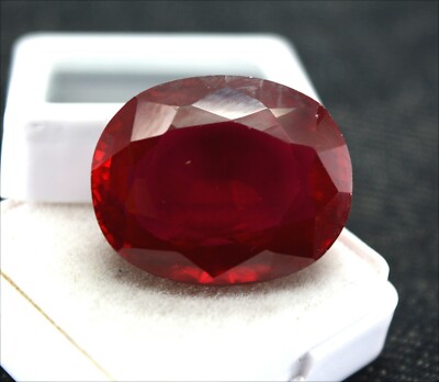 40.40 Ct Certified Natural Rare Burma VVS Red Ruby AAA+ Cut Loose
