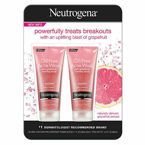 neutrogena grapefruit foaming scrub