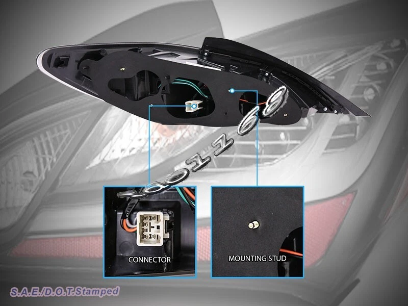 Luces traseras LED de humo negro para 2010 2011 2012 - 2015 2016 Genesis cupé 2 puertas Foto 2 de 2