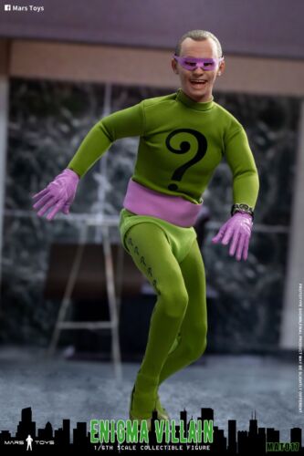 Nueva figura de acción Mars Toys MAT017 1/6 Batman Batman 1966 The Riddler en stock - Imagen 22 de 24